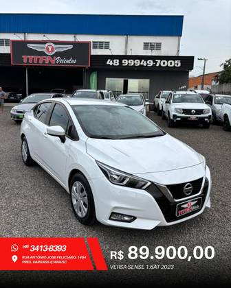 NISSAN VERSA 1.6 16V FLEX SENSE XTRONIC NISSAN VERSA 1.6 16V FLEX SENSE XTRONIC